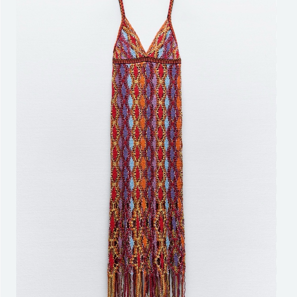 Zara Multicolor Maxi Dress